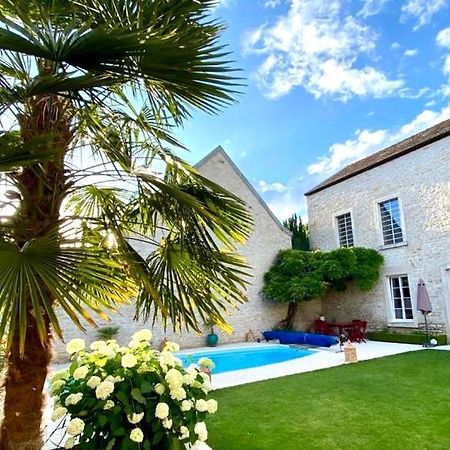 "Le Jardin" Chambre De Charme, Piscine A ムルソー エクステリア 写真