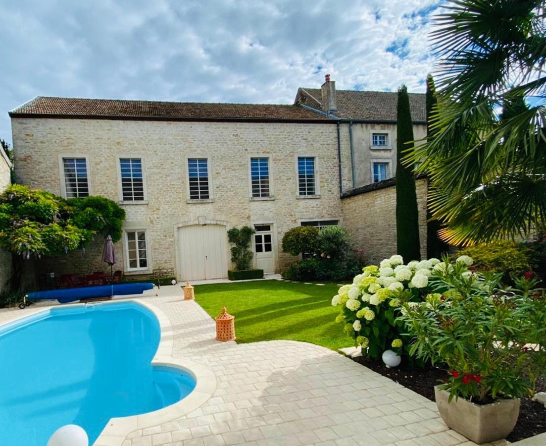"Le Jardin" Chambre De Charme, Piscine A ムルソー エクステリア 写真