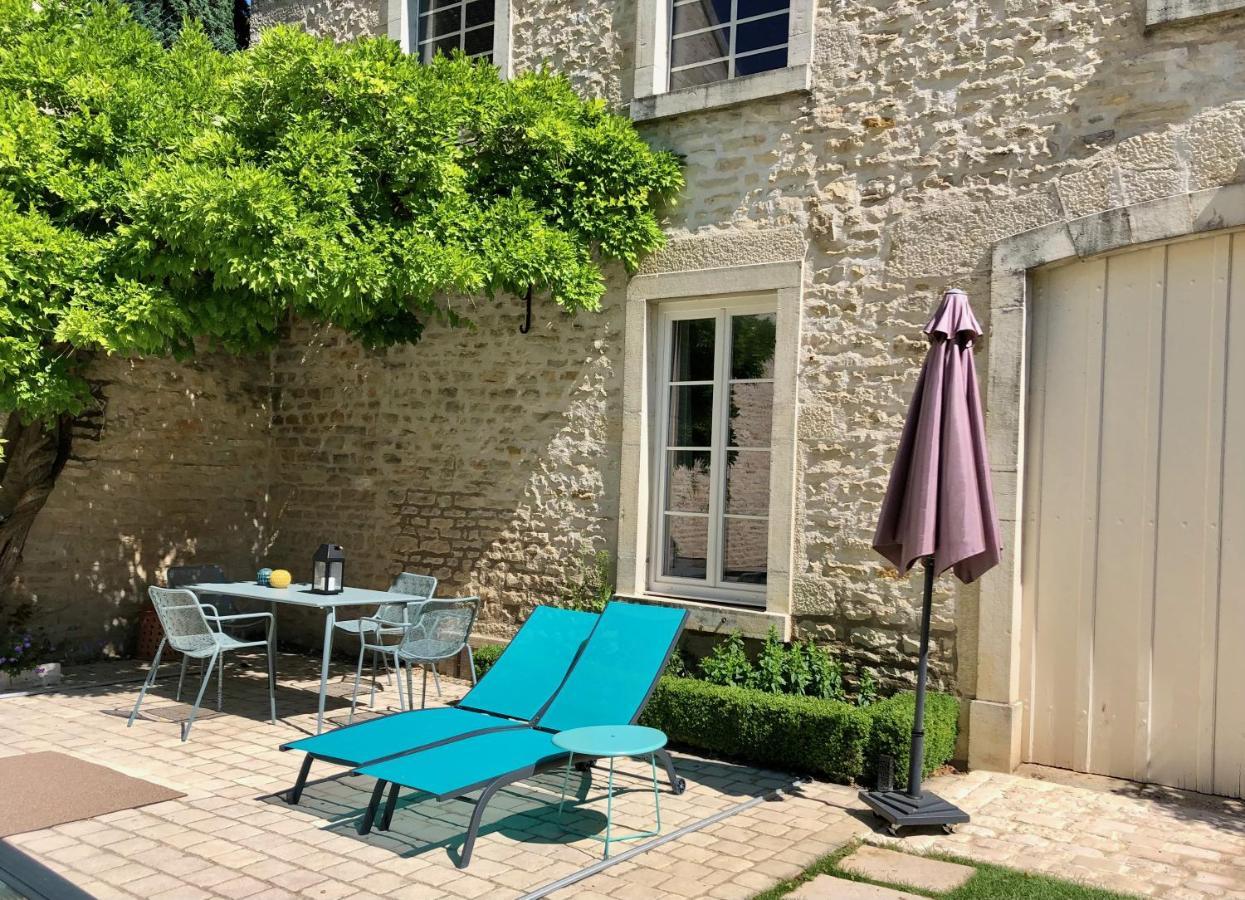 "Le Jardin" Chambre De Charme, Piscine A ムルソー エクステリア 写真